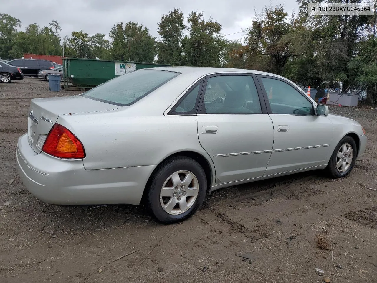 2000 Toyota Avalon Xl VIN: 4T1BF28BXYU046864 Lot: 71916044