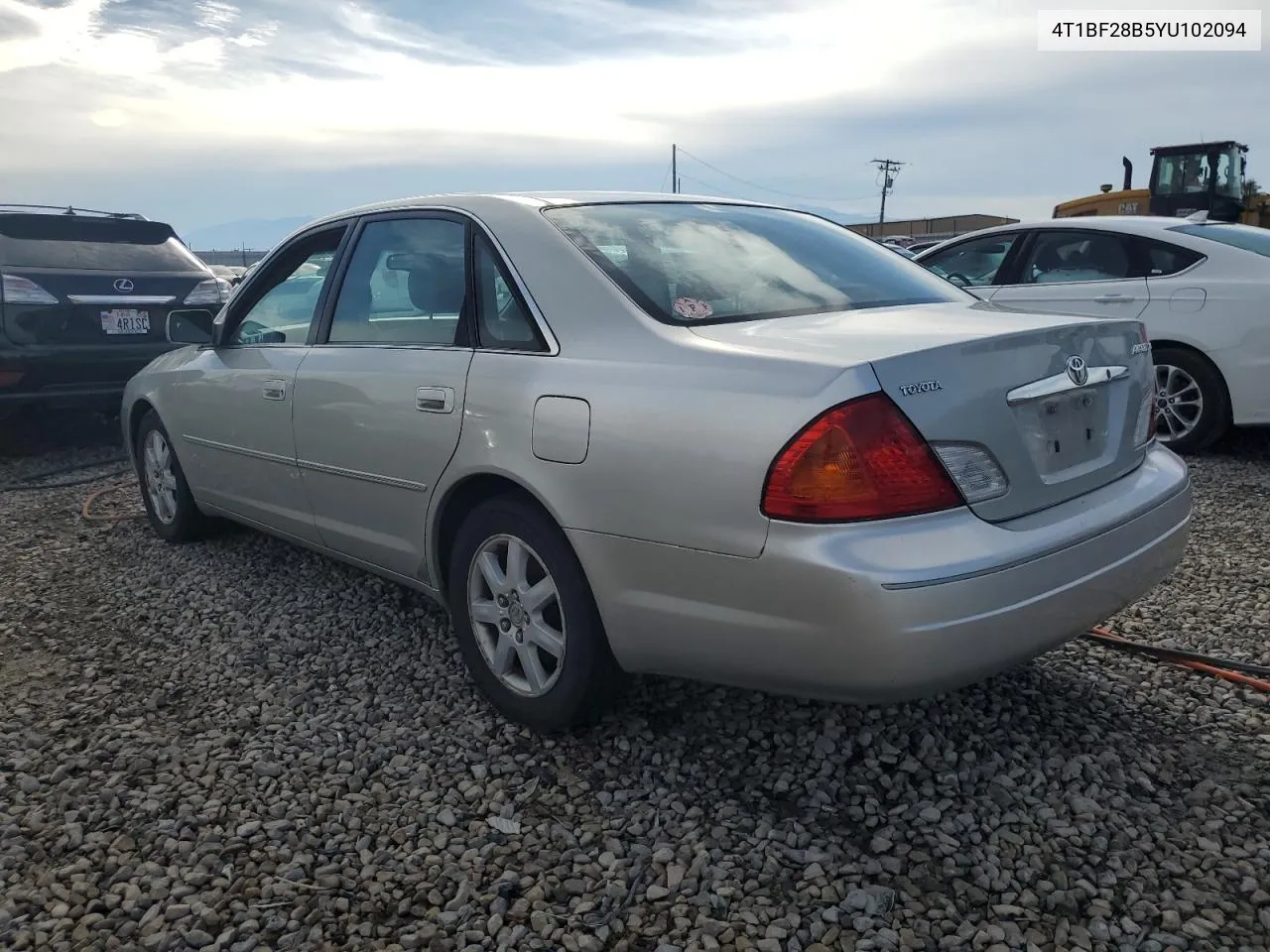 2000 Toyota Avalon Xl VIN: 4T1BF28B5YU102094 Lot: 72164434