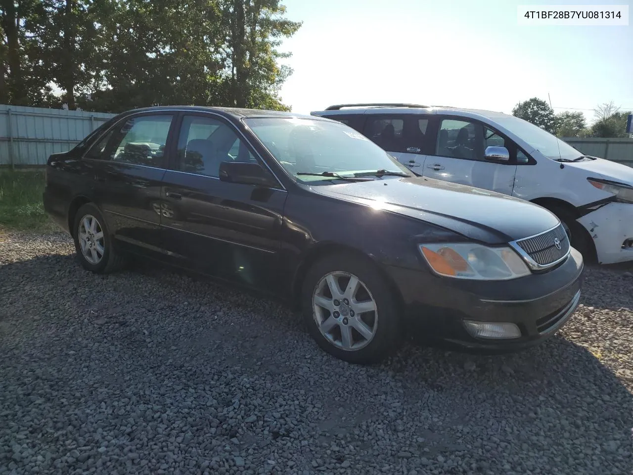 2000 Toyota Avalon Xl VIN: 4T1BF28B7YU081314 Lot: 72217004