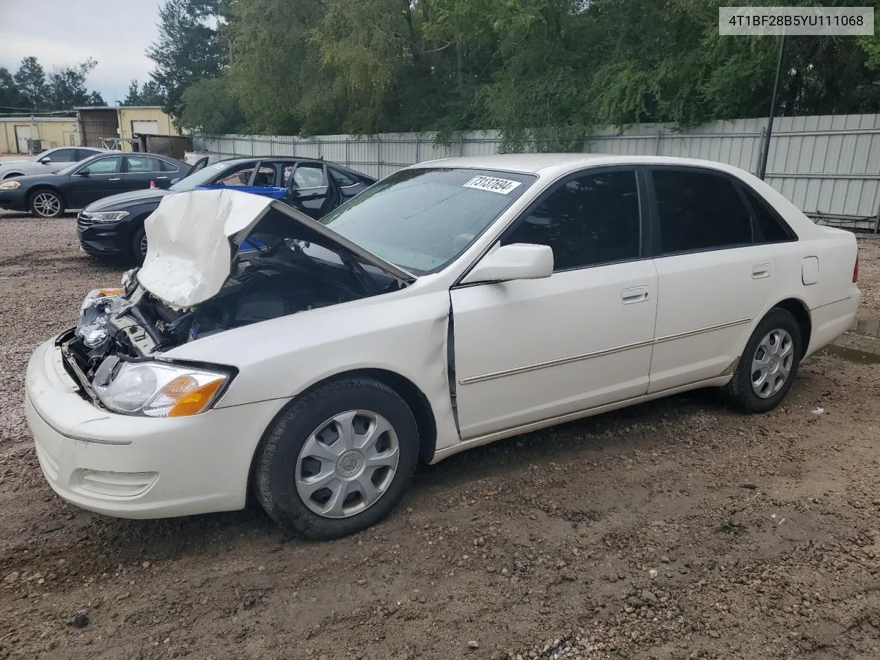 2000 Toyota Avalon Xl VIN: 4T1BF28B5YU111068 Lot: 73137694