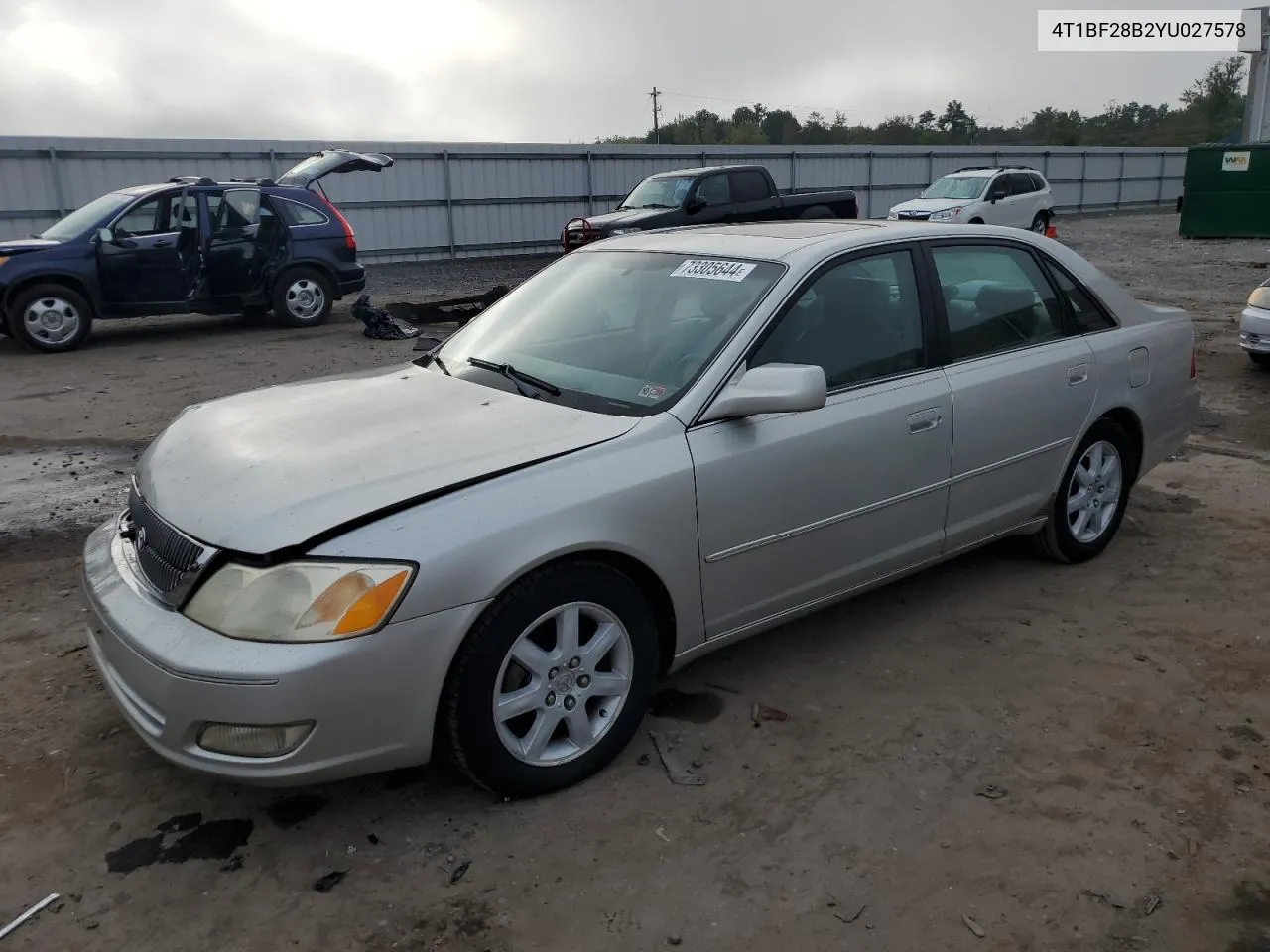 2000 Toyota Avalon Xl VIN: 4T1BF28B2YU027578 Lot: 73305644