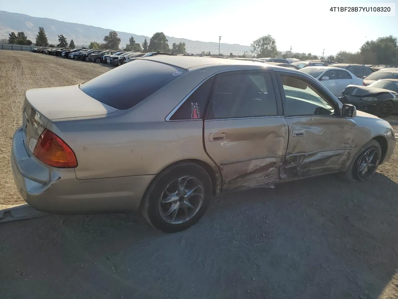 2000 Toyota Avalon Xl VIN: 4T1BF28B7YU108320 Lot: 74050244