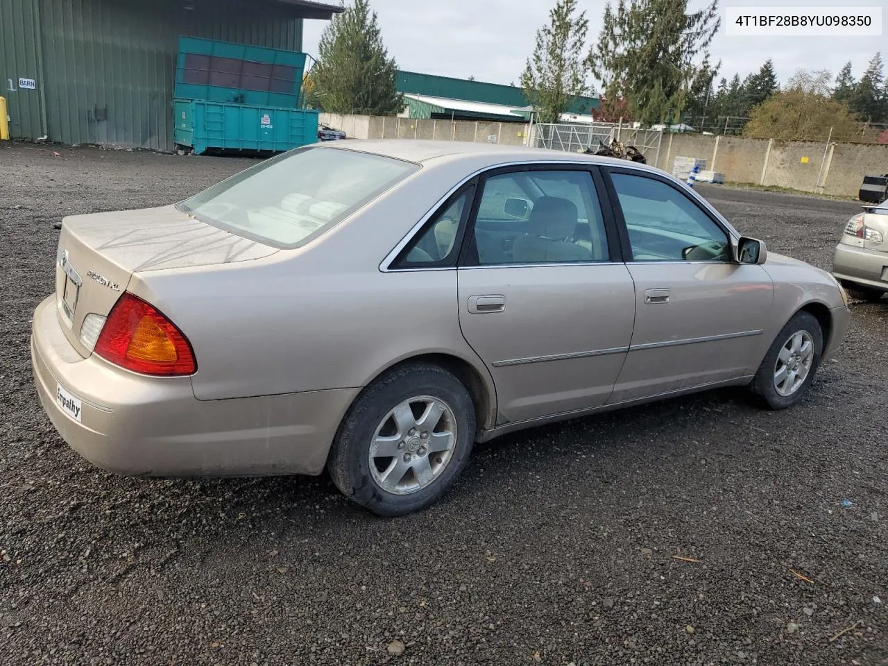 2000 Toyota Avalon Xl VIN: 4T1BF28B8YU098350 Lot: 74110724