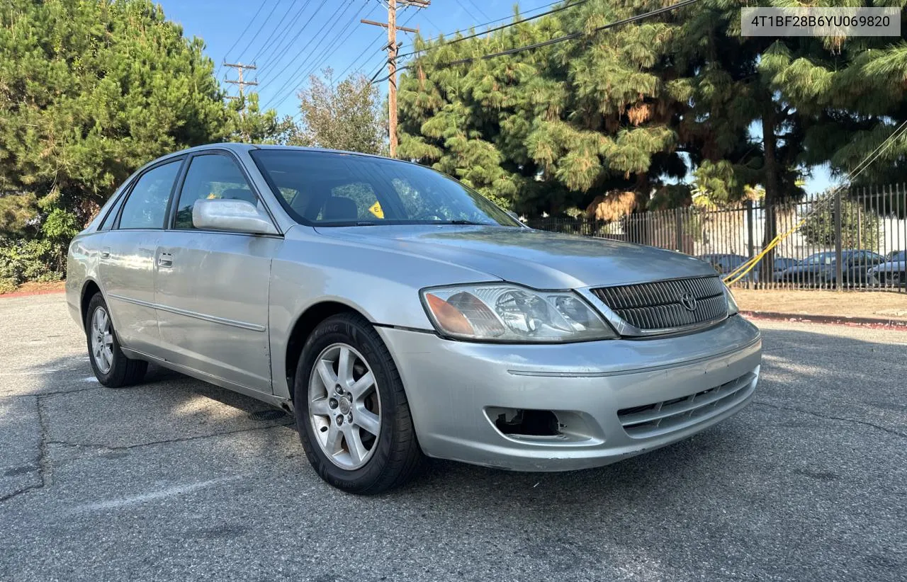 2000 Toyota Avalon Xl VIN: 4T1BF28B6YU069820 Lot: 75958094