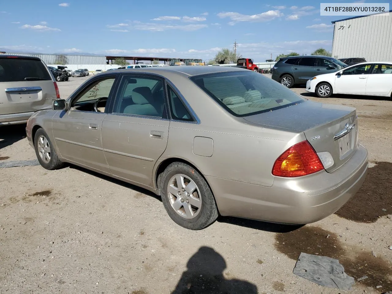 2000 Toyota Avalon Xl VIN: 4T1BF28BXYU013282 Lot: 75960644