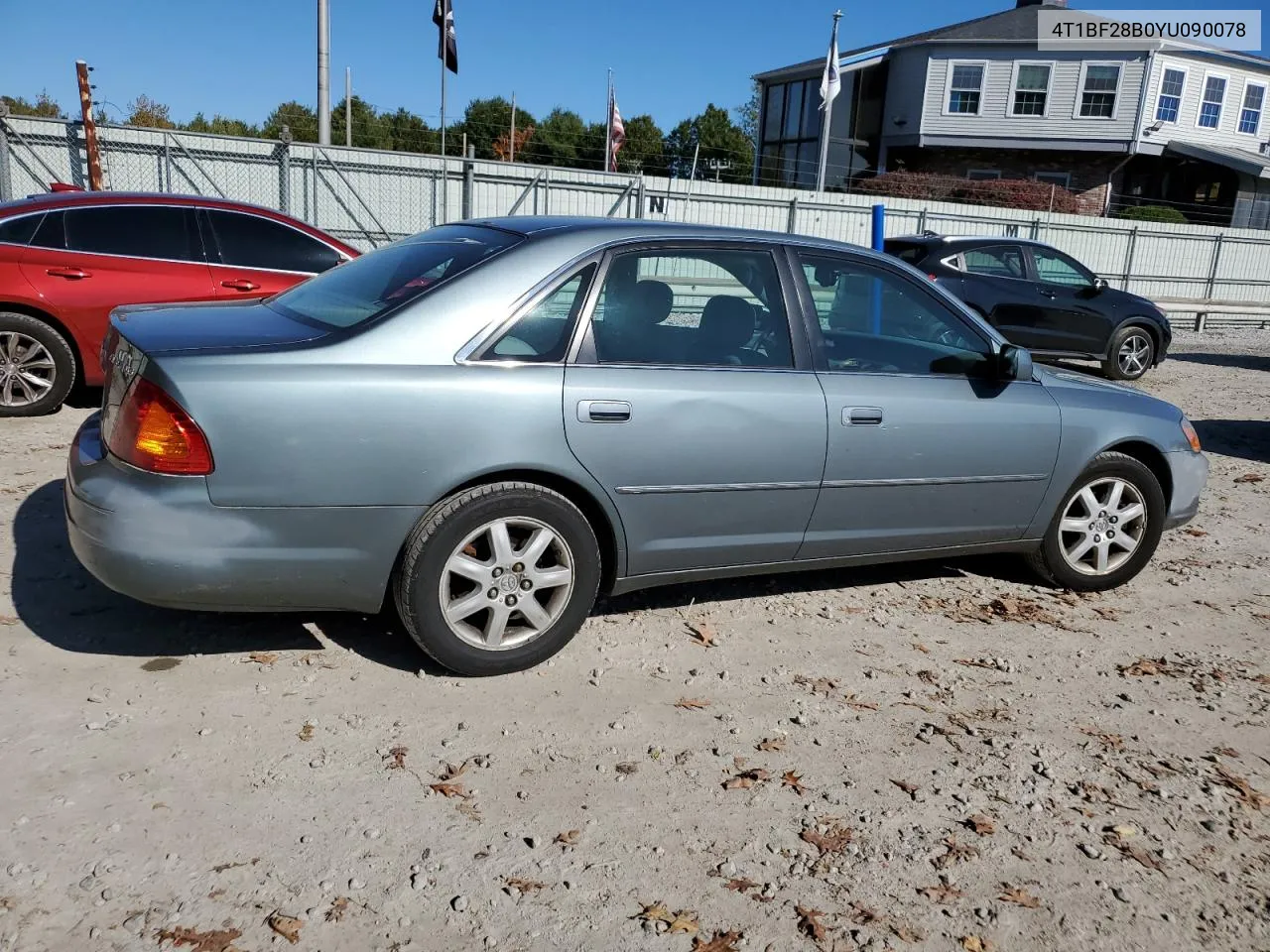 2000 Toyota Avalon Xl VIN: 4T1BF28B0YU090078 Lot: 75990774