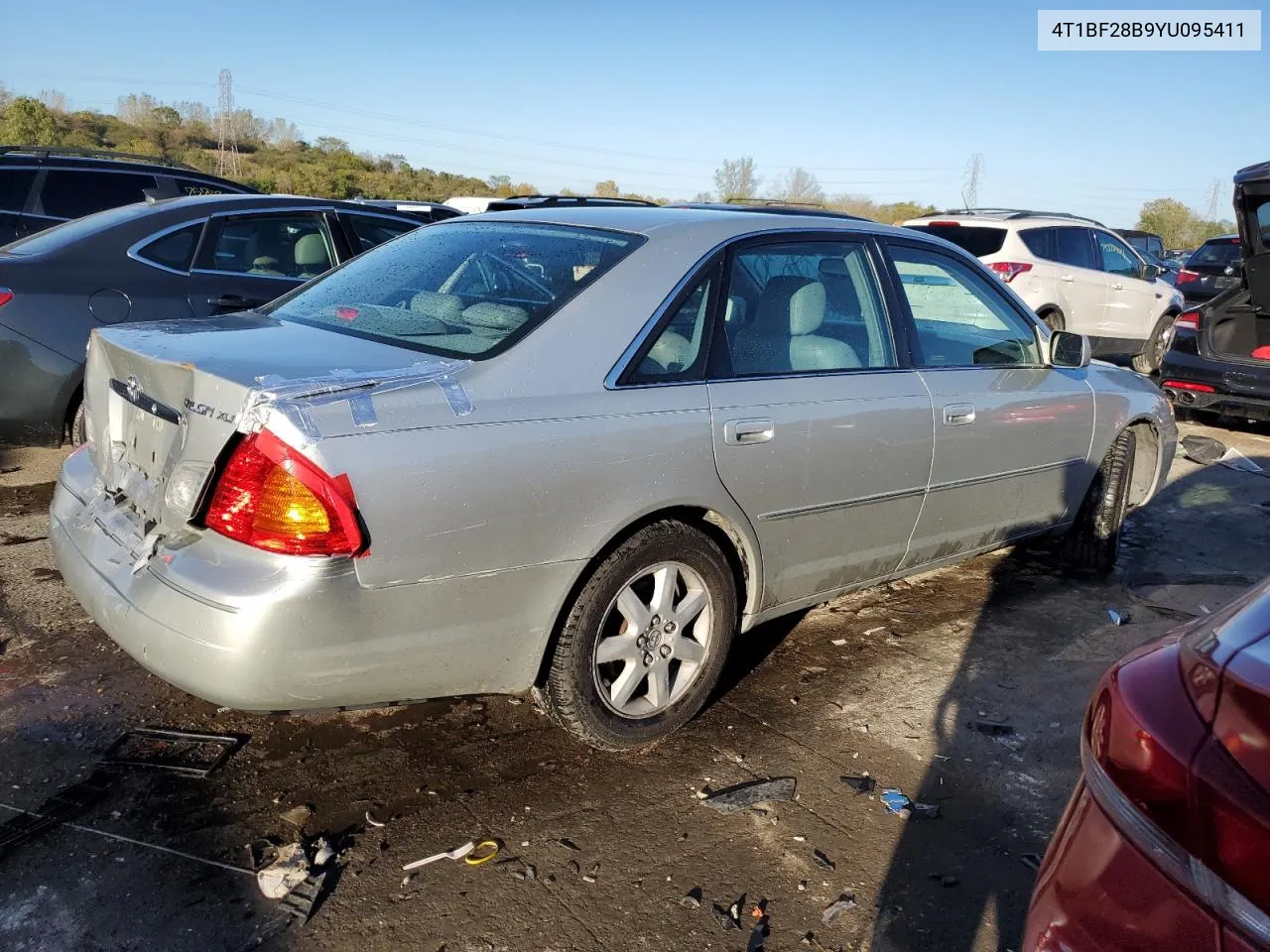 2000 Toyota Avalon Xl VIN: 4T1BF28B9YU095411 Lot: 76361384