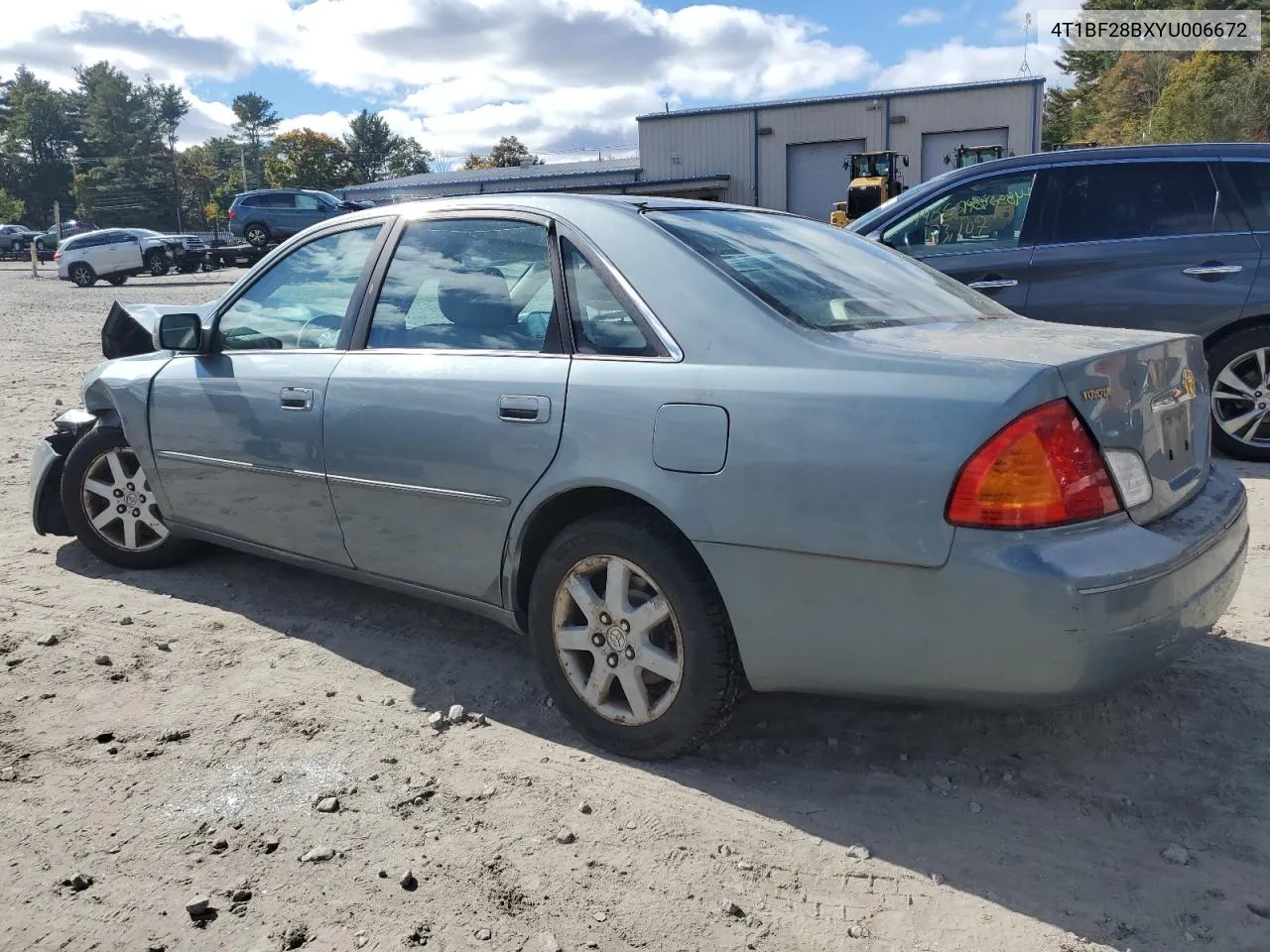 2000 Toyota Avalon Xl VIN: 4T1BF28BXYU006672 Lot: 76519044