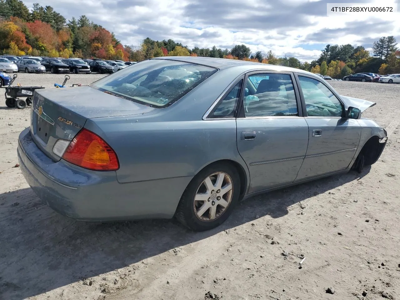 2000 Toyota Avalon Xl VIN: 4T1BF28BXYU006672 Lot: 76519044