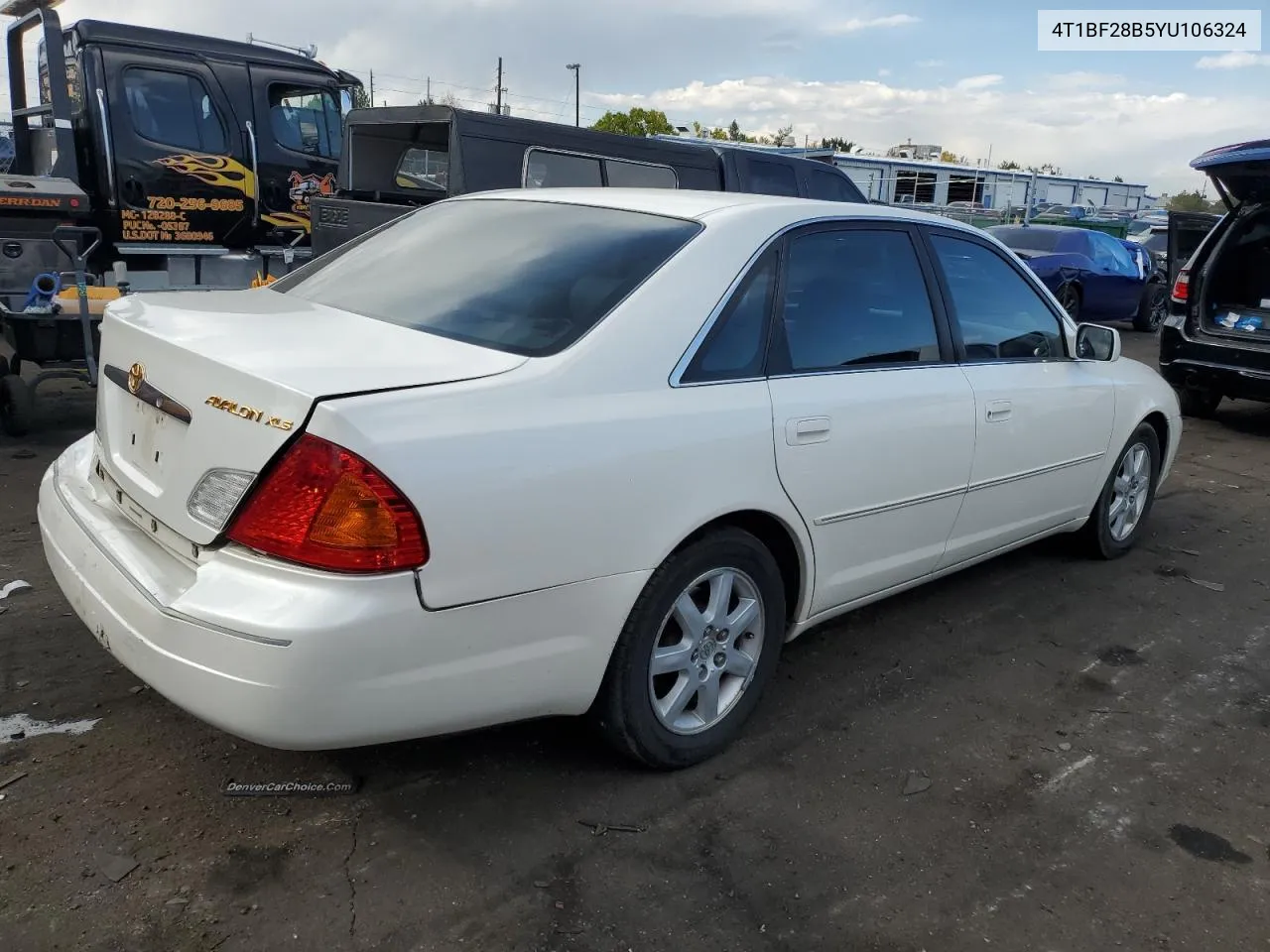 2000 Toyota Avalon Xl VIN: 4T1BF28B5YU106324 Lot: 76619644