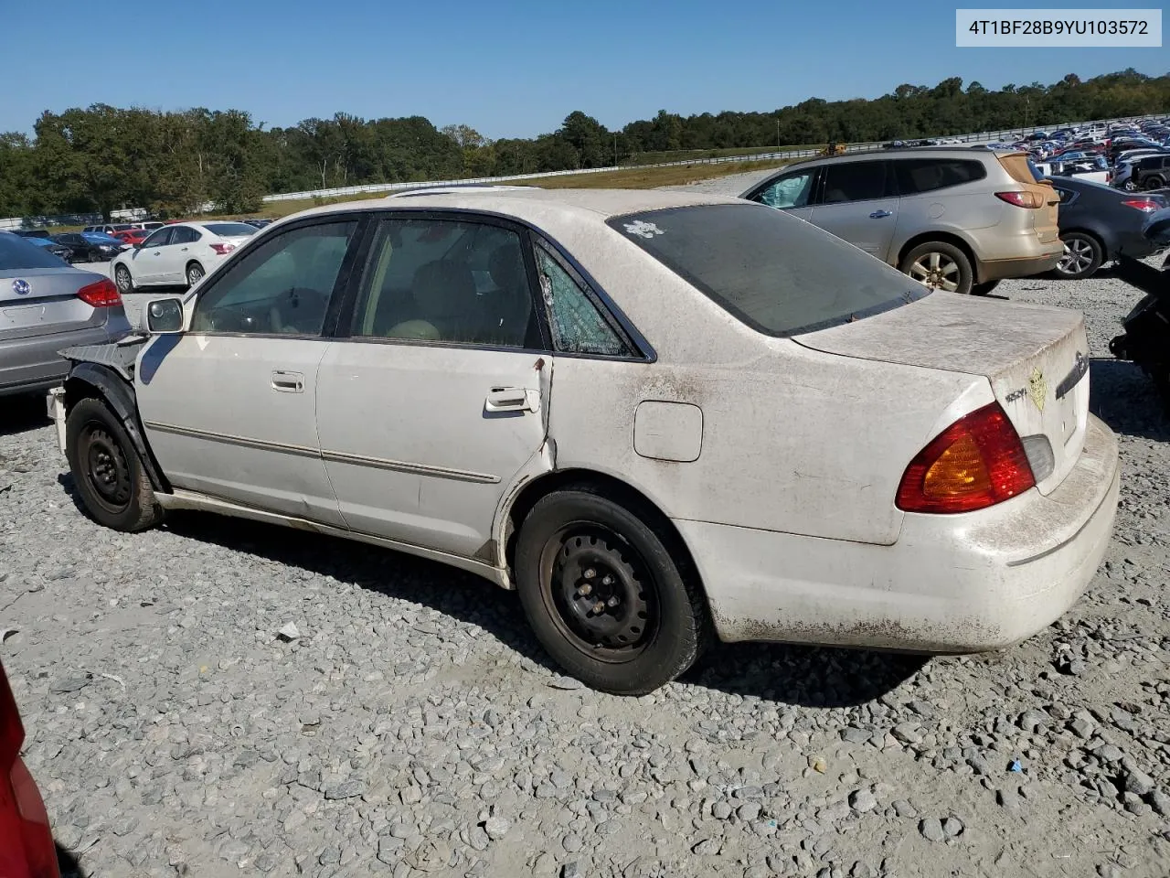 2000 Toyota Avalon Xl VIN: 4T1BF28B9YU103572 Lot: 76724304