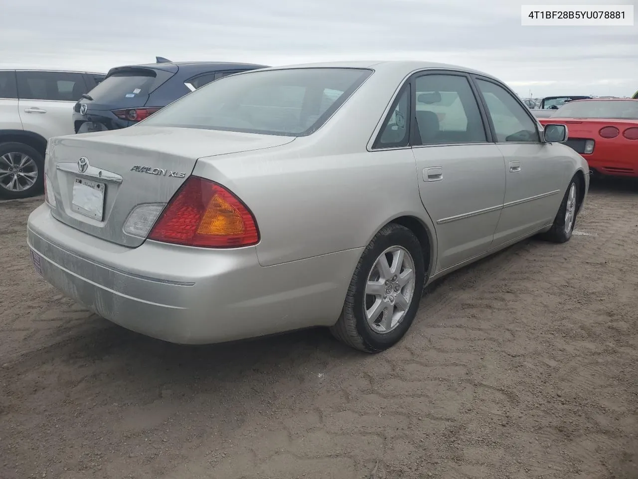 2000 Toyota Avalon Xl VIN: 4T1BF28B5YU078881 Lot: 76773514