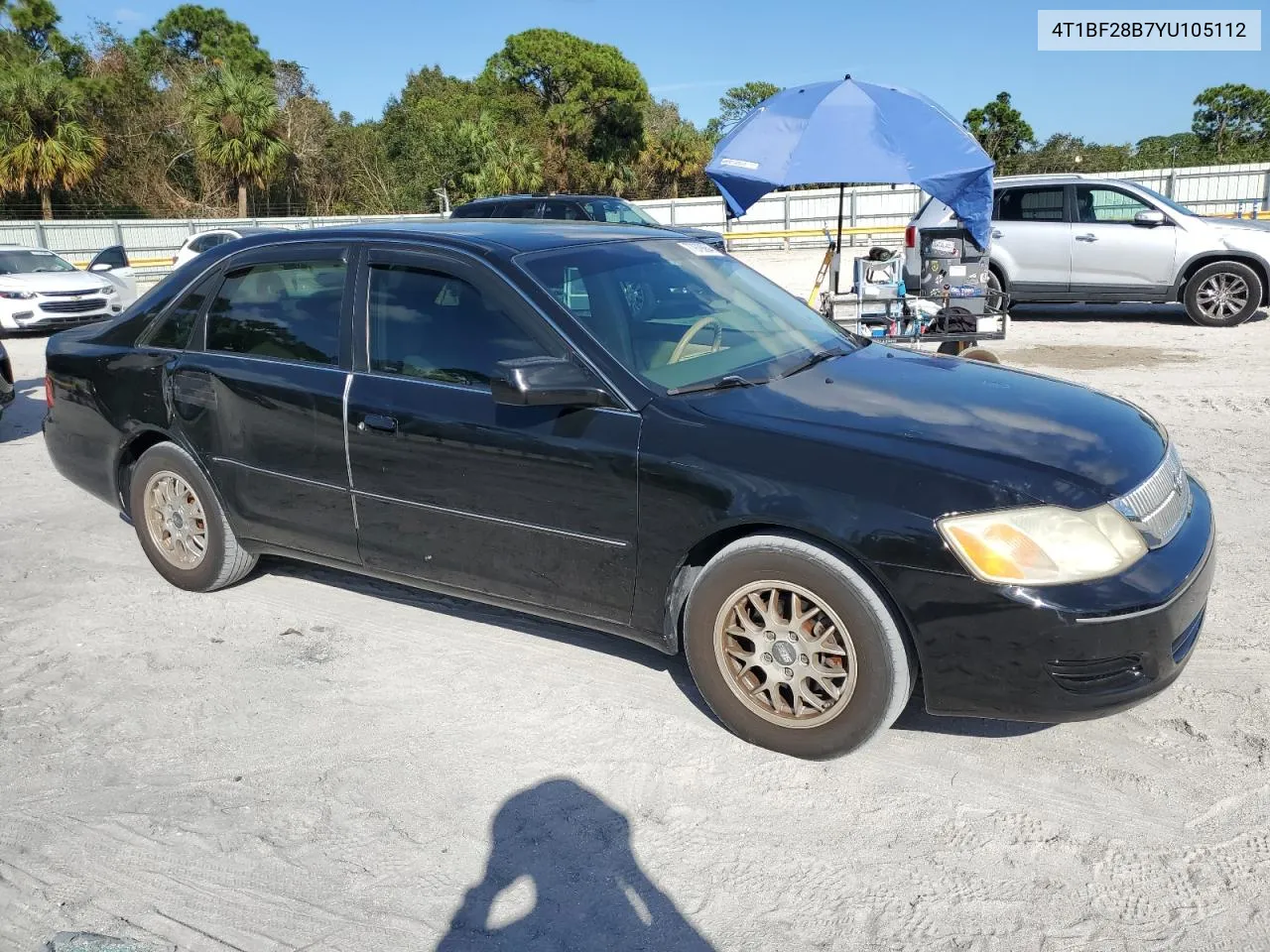 2000 Toyota Avalon Xl VIN: 4T1BF28B7YU105112 Lot: 77979064