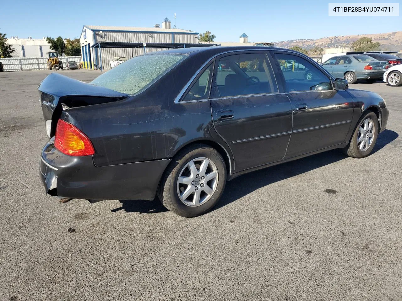 2000 Toyota Avalon Xl VIN: 4T1BF28B4YU074711 Lot: 78034544