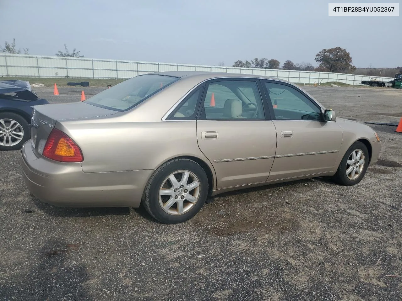 2000 Toyota Avalon Xl VIN: 4T1BF28B4YU052367 Lot: 78581294