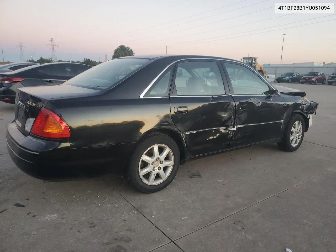 2000 Toyota Avalon Xl VIN: 4T1BF28B1YU051094 Lot: 79066414