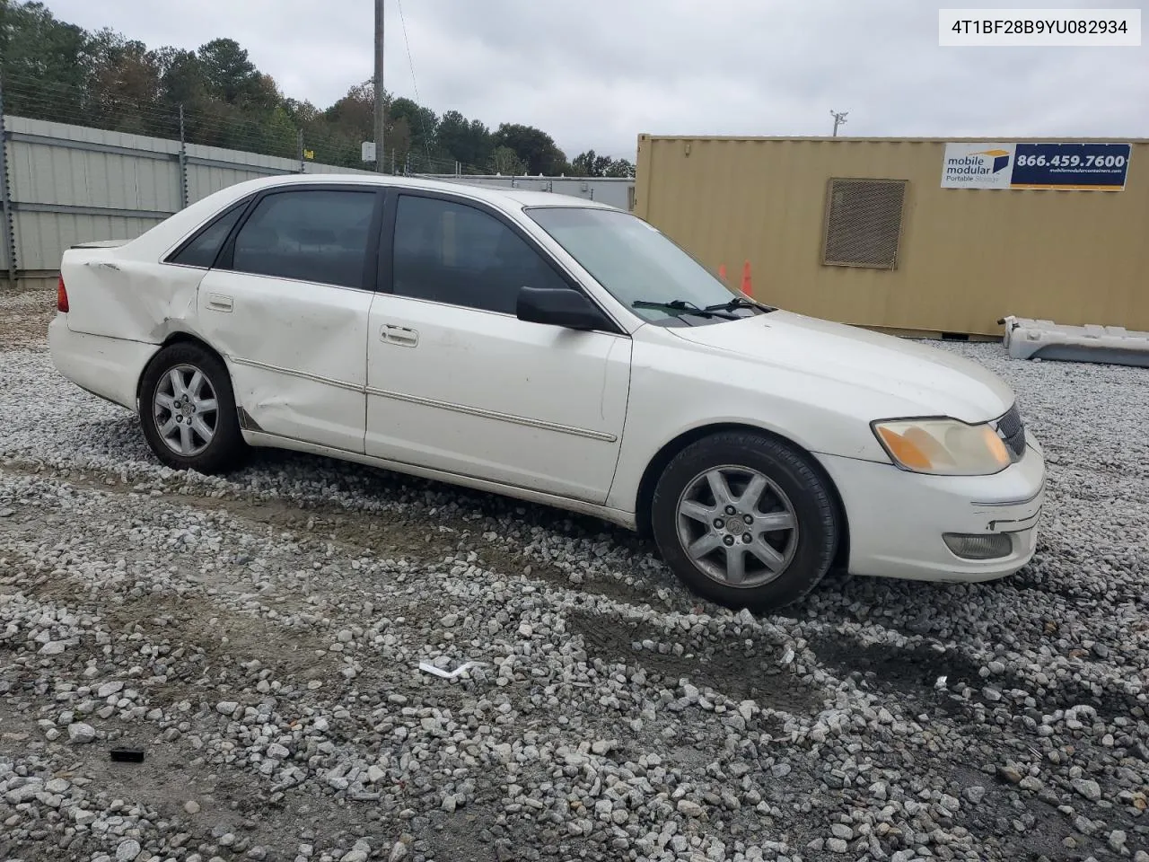 2000 Toyota Avalon Xl VIN: 4T1BF28B9YU082934 Lot: 79736474