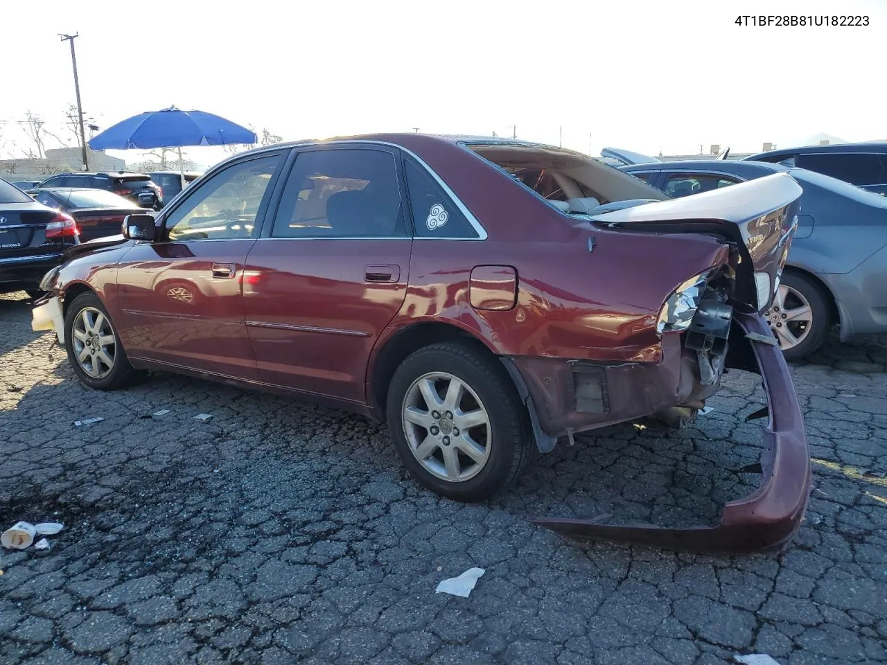 2001 Toyota Avalon Xl VIN: 4T1BF28B81U182223 Lot: 44137284