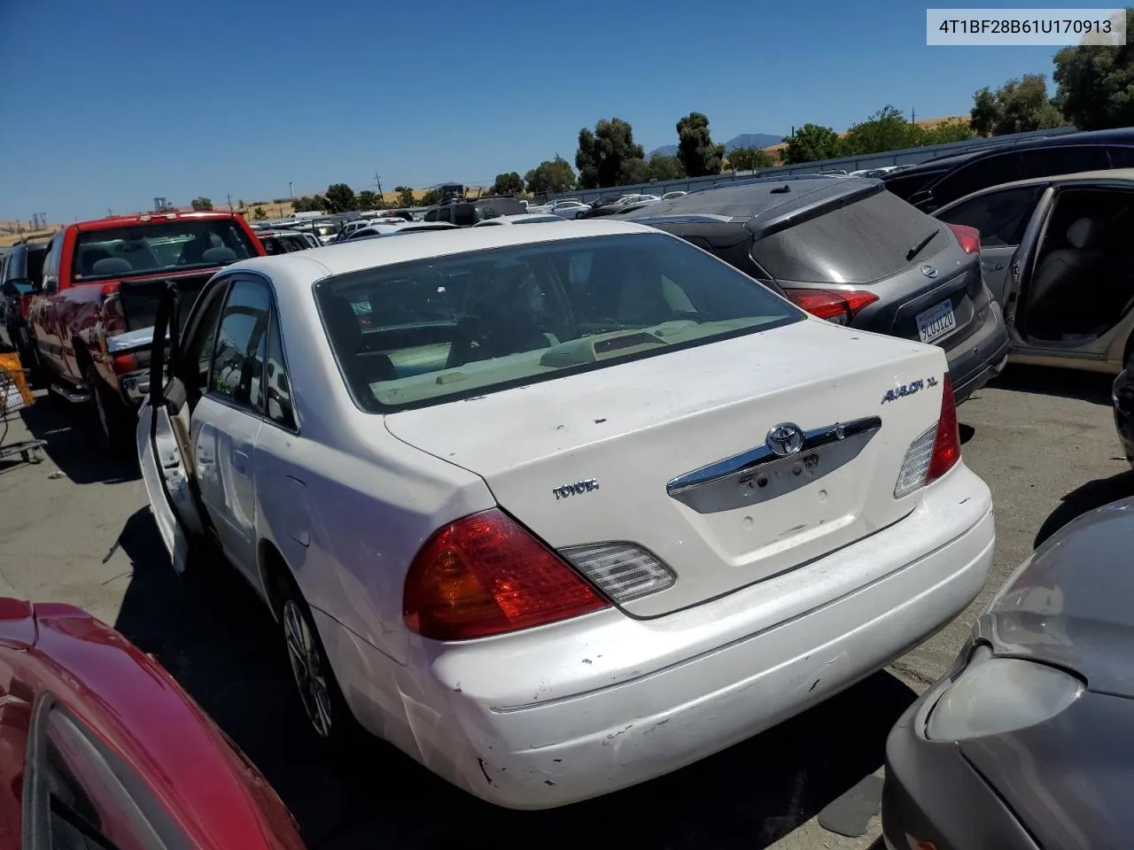 2001 Toyota Avalon Xl VIN: 4T1BF28B61U170913 Lot: 63438314