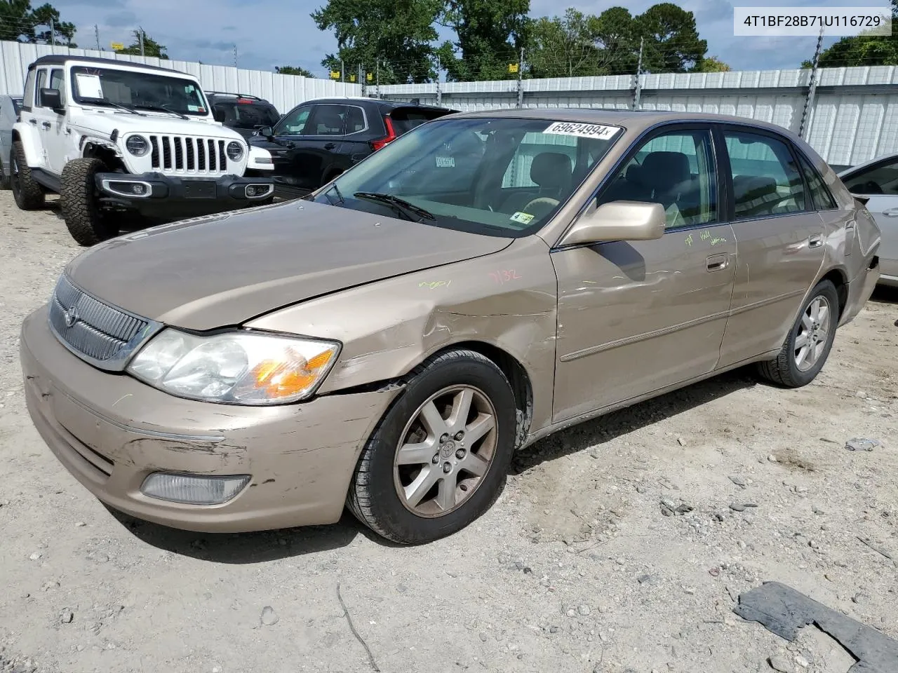 2001 Toyota Avalon Xl VIN: 4T1BF28B71U116729 Lot: 69624994