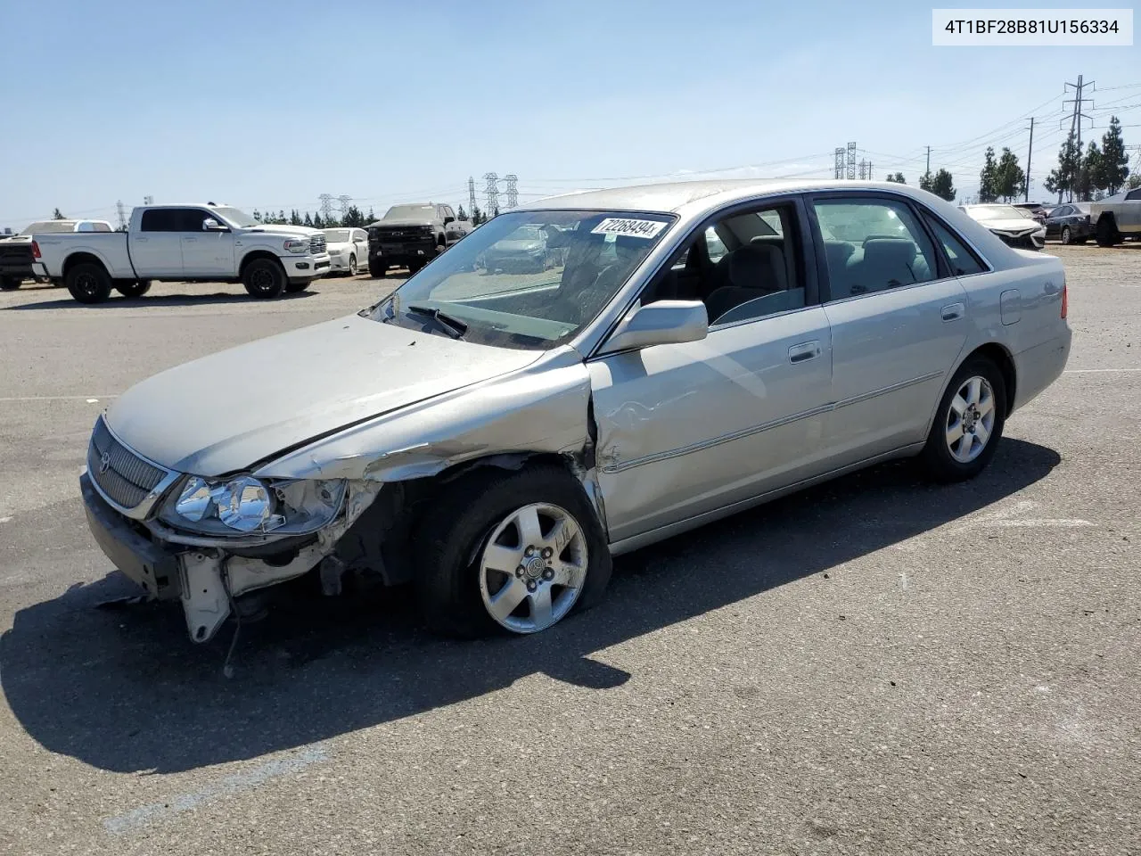 2001 Toyota Avalon Xl VIN: 4T1BF28B81U156334 Lot: 72268494