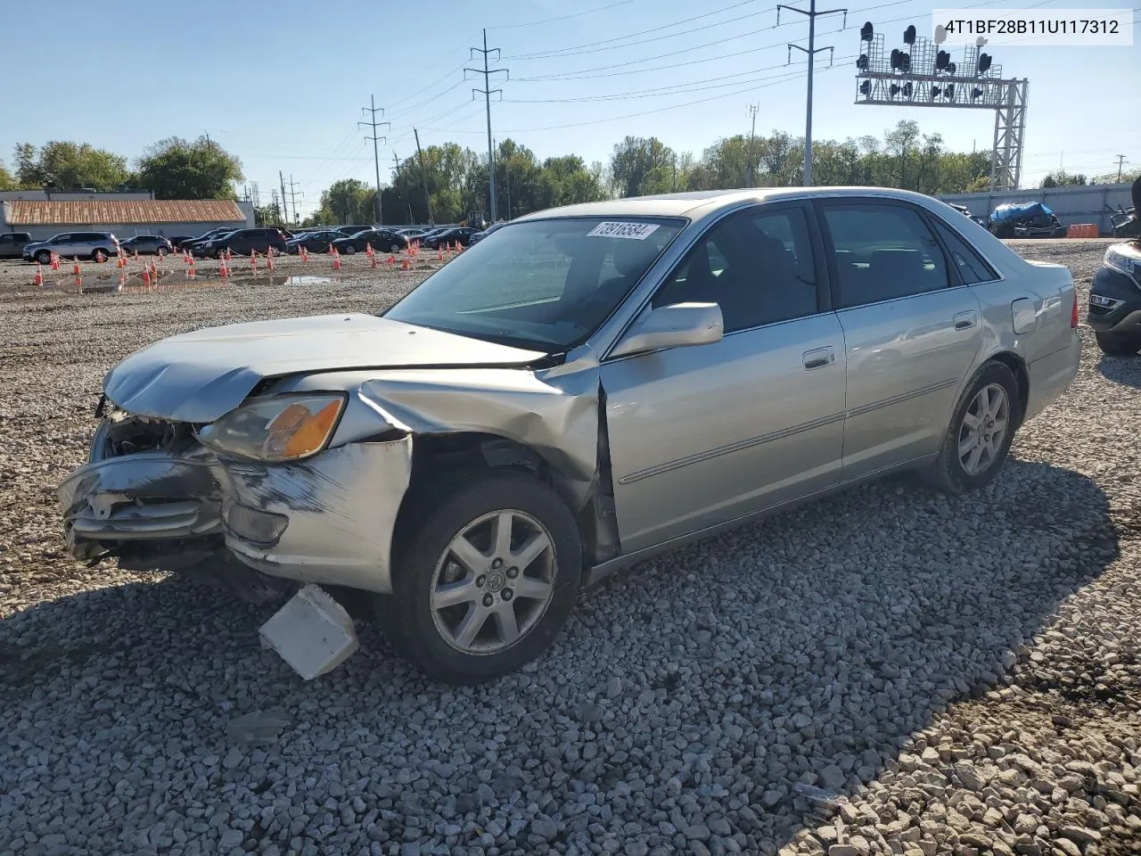 2001 Toyota Avalon Xl VIN: 4T1BF28B11U117312 Lot: 73916584