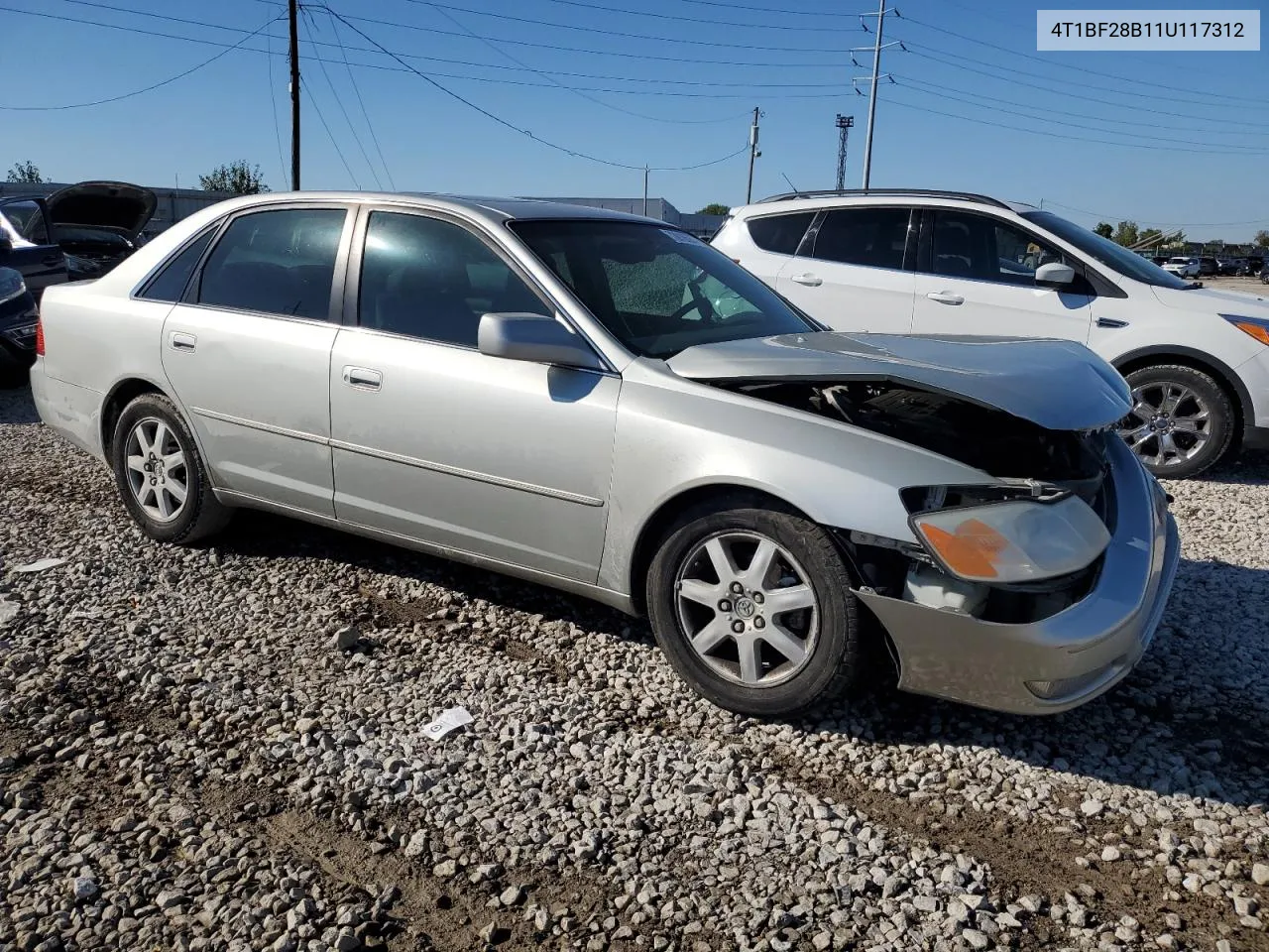 2001 Toyota Avalon Xl VIN: 4T1BF28B11U117312 Lot: 73916584