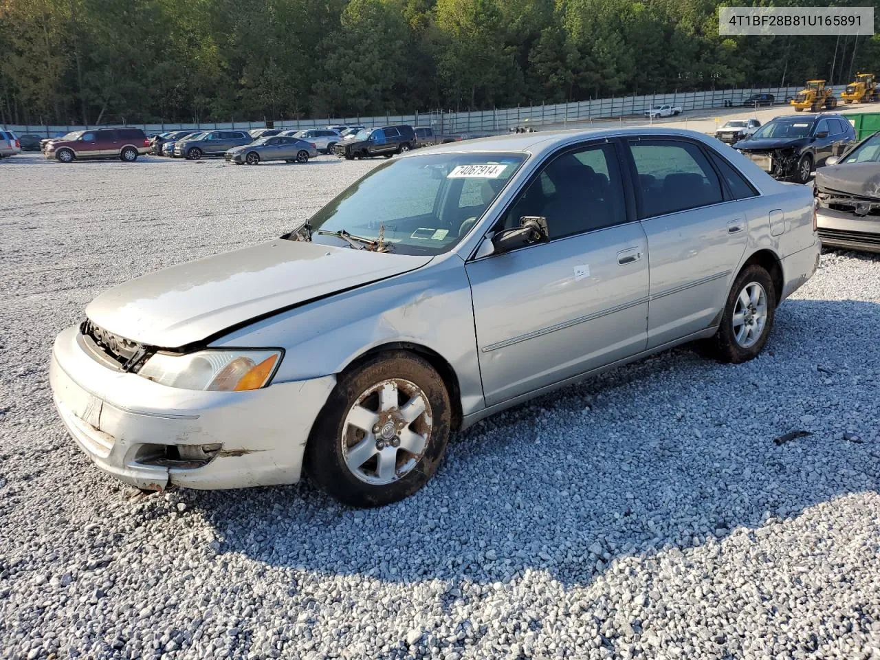 2001 Toyota Avalon Xl VIN: 4T1BF28B81U165891 Lot: 74067914