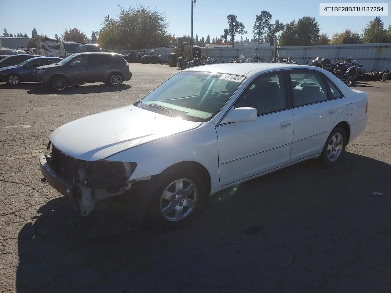 2001 Toyota Avalon Xl VIN: 4T1BF28B31U137254 Lot: 74612424