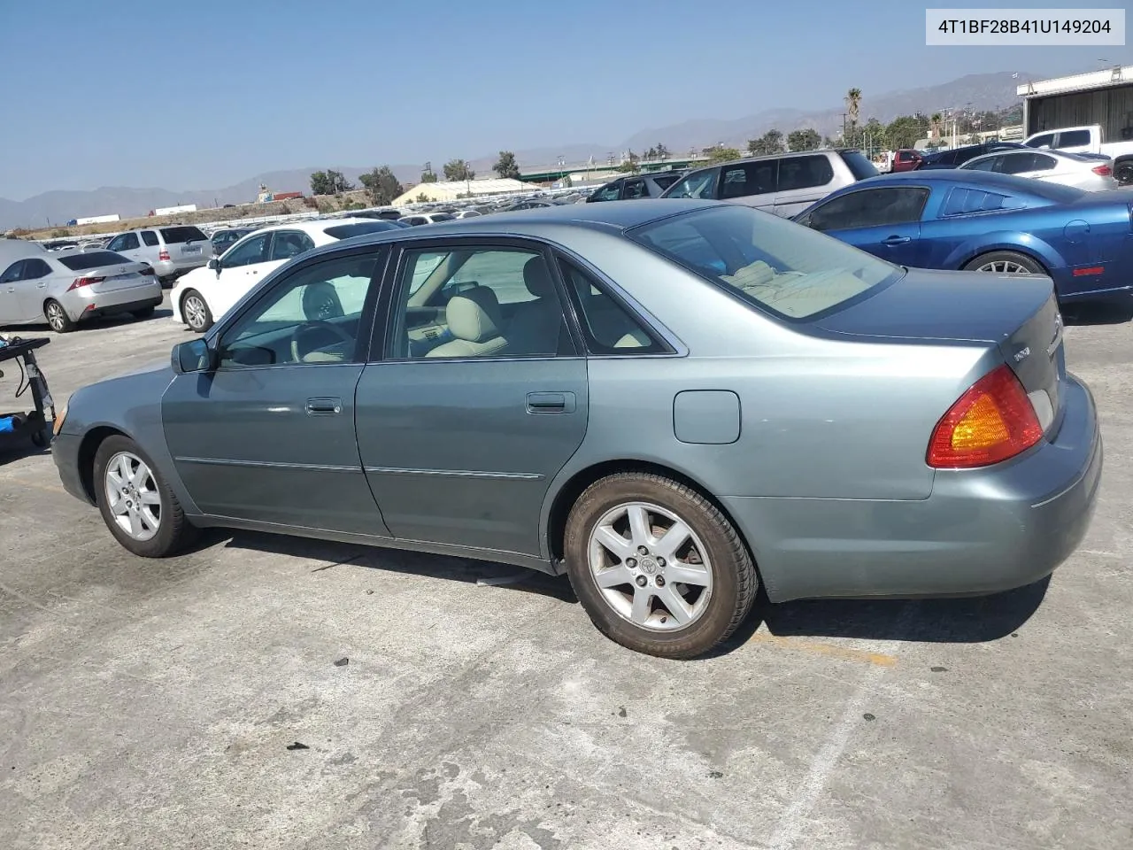 2001 Toyota Avalon Xl VIN: 4T1BF28B41U149204 Lot: 75729004