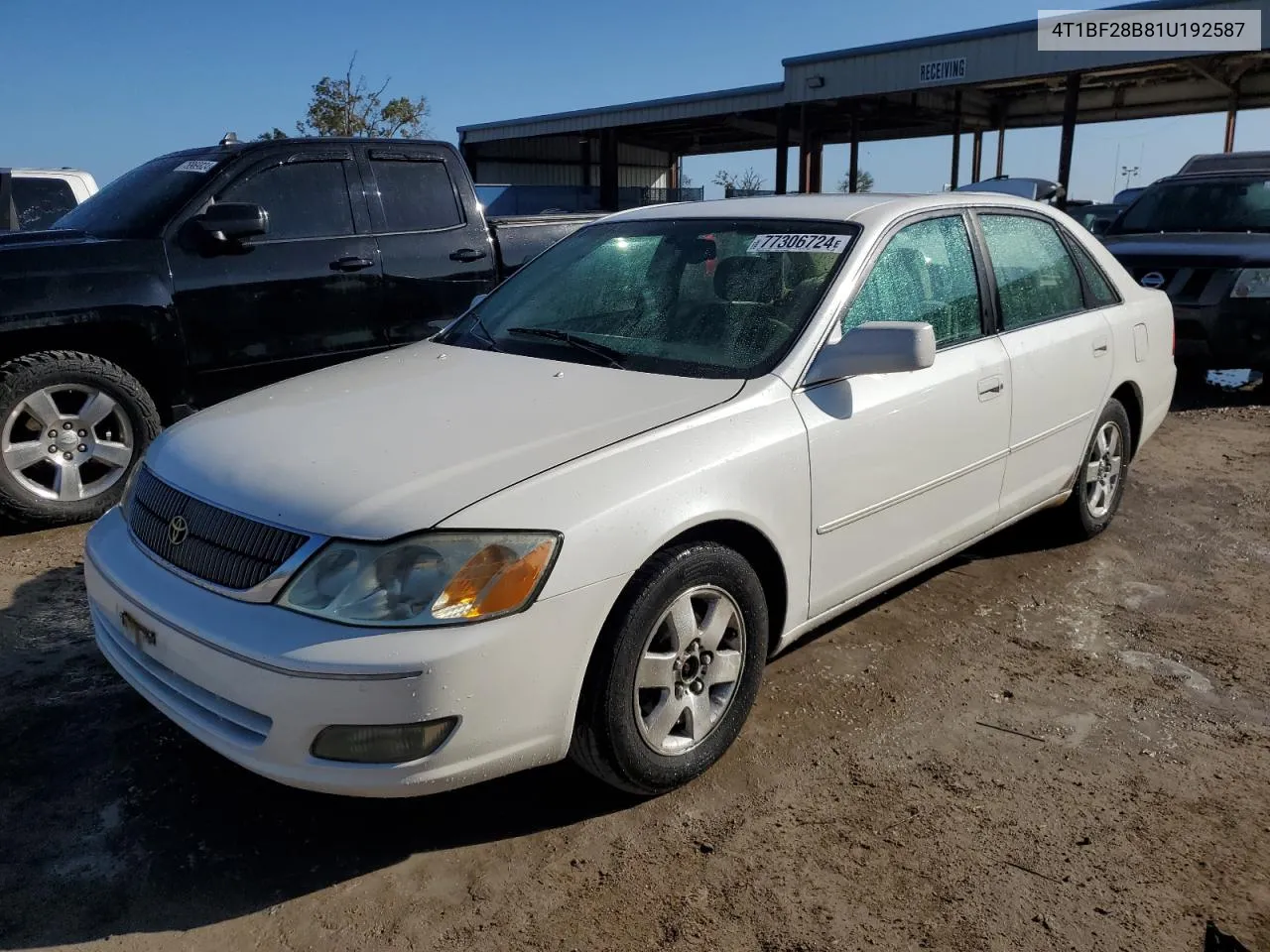 2001 Toyota Avalon Xl VIN: 4T1BF28B81U192587 Lot: 77306724