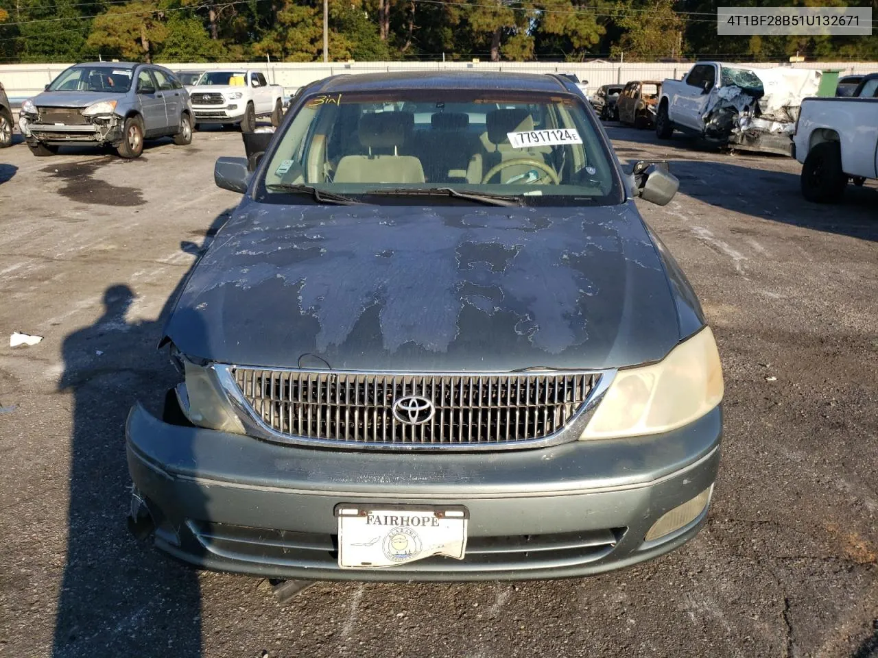 2001 Toyota Avalon Xl VIN: 4T1BF28B51U132671 Lot: 77917124