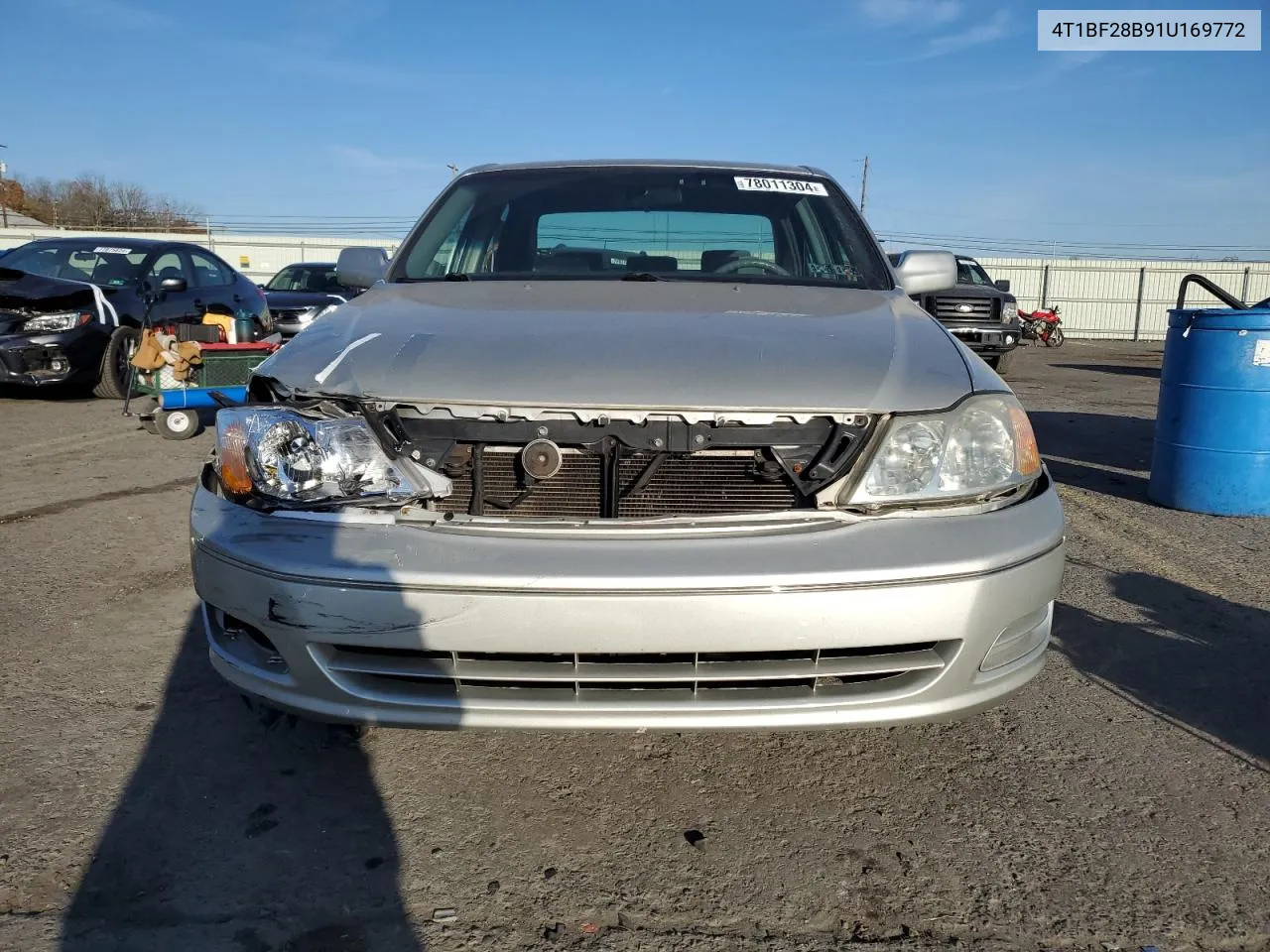 2001 Toyota Avalon Xl VIN: 4T1BF28B91U169772 Lot: 78011304