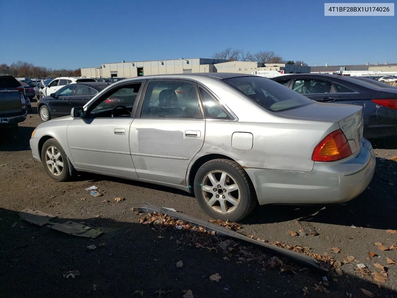 2001 Toyota Avalon Xl VIN: 4T1BF28BX1U174026 Lot: 79704174