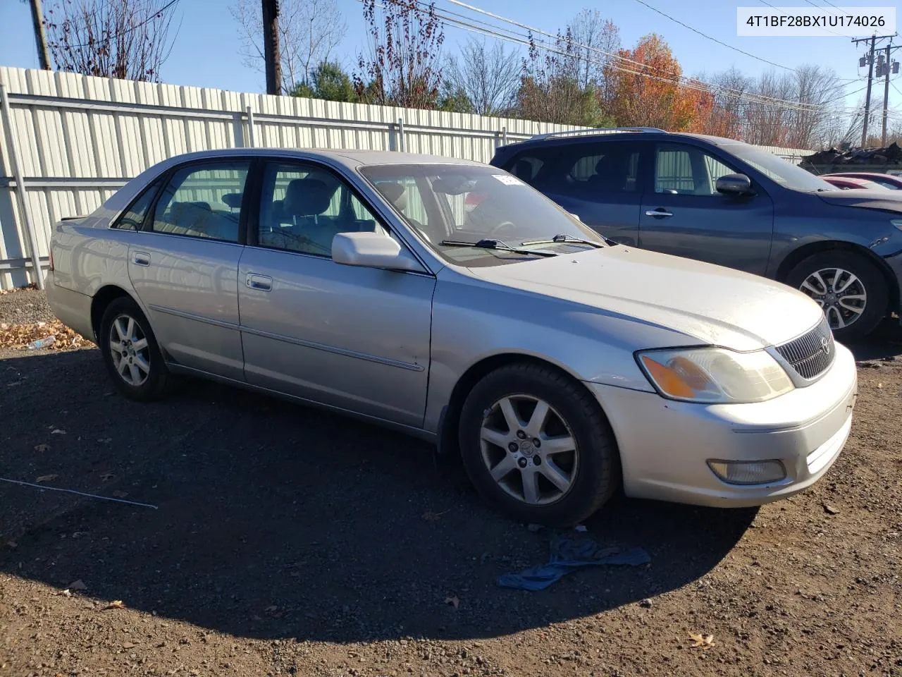 2001 Toyota Avalon Xl VIN: 4T1BF28BX1U174026 Lot: 79704174