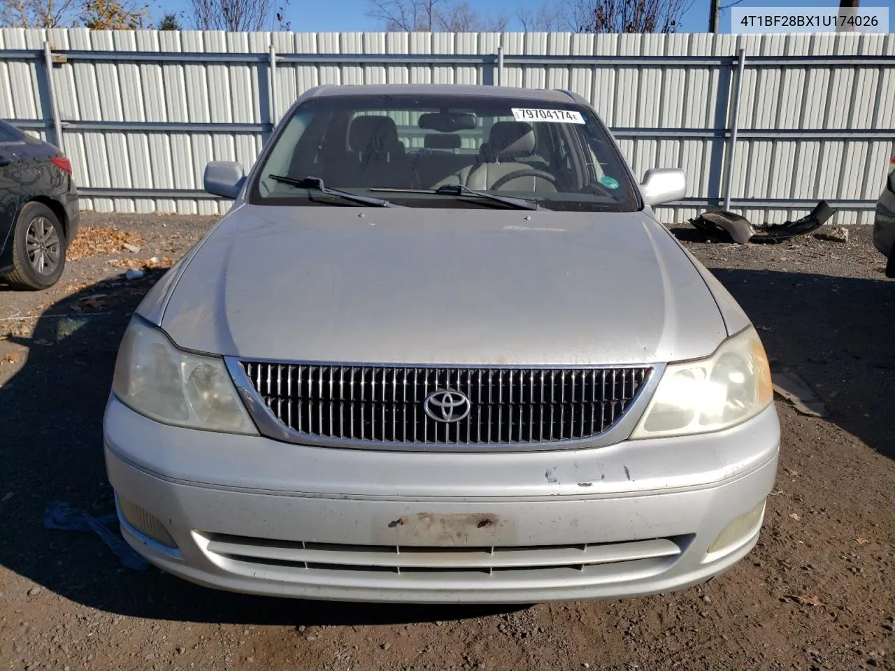 2001 Toyota Avalon Xl VIN: 4T1BF28BX1U174026 Lot: 79704174