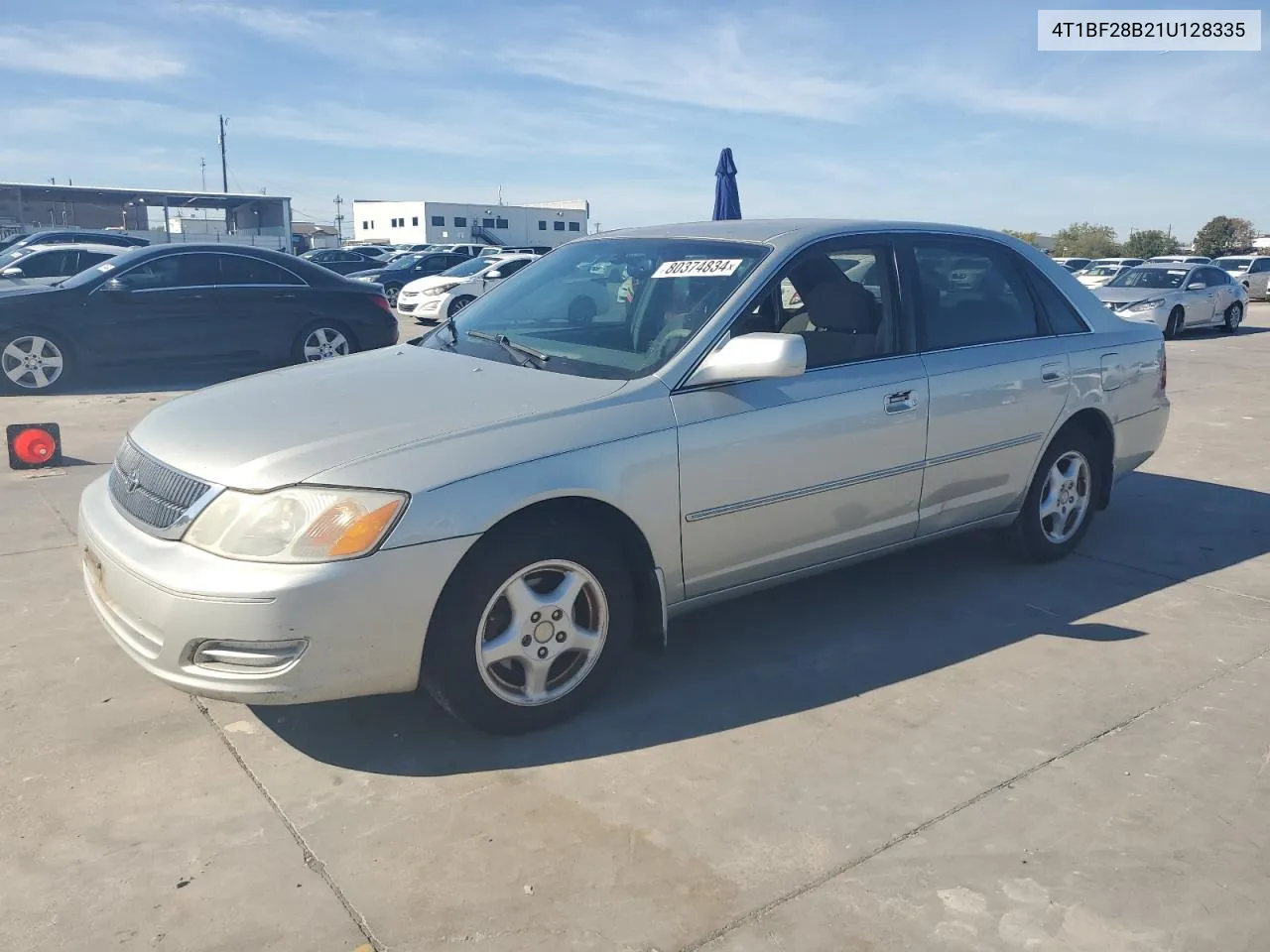 2001 Toyota Avalon Xl VIN: 4T1BF28B21U128335 Lot: 80374834