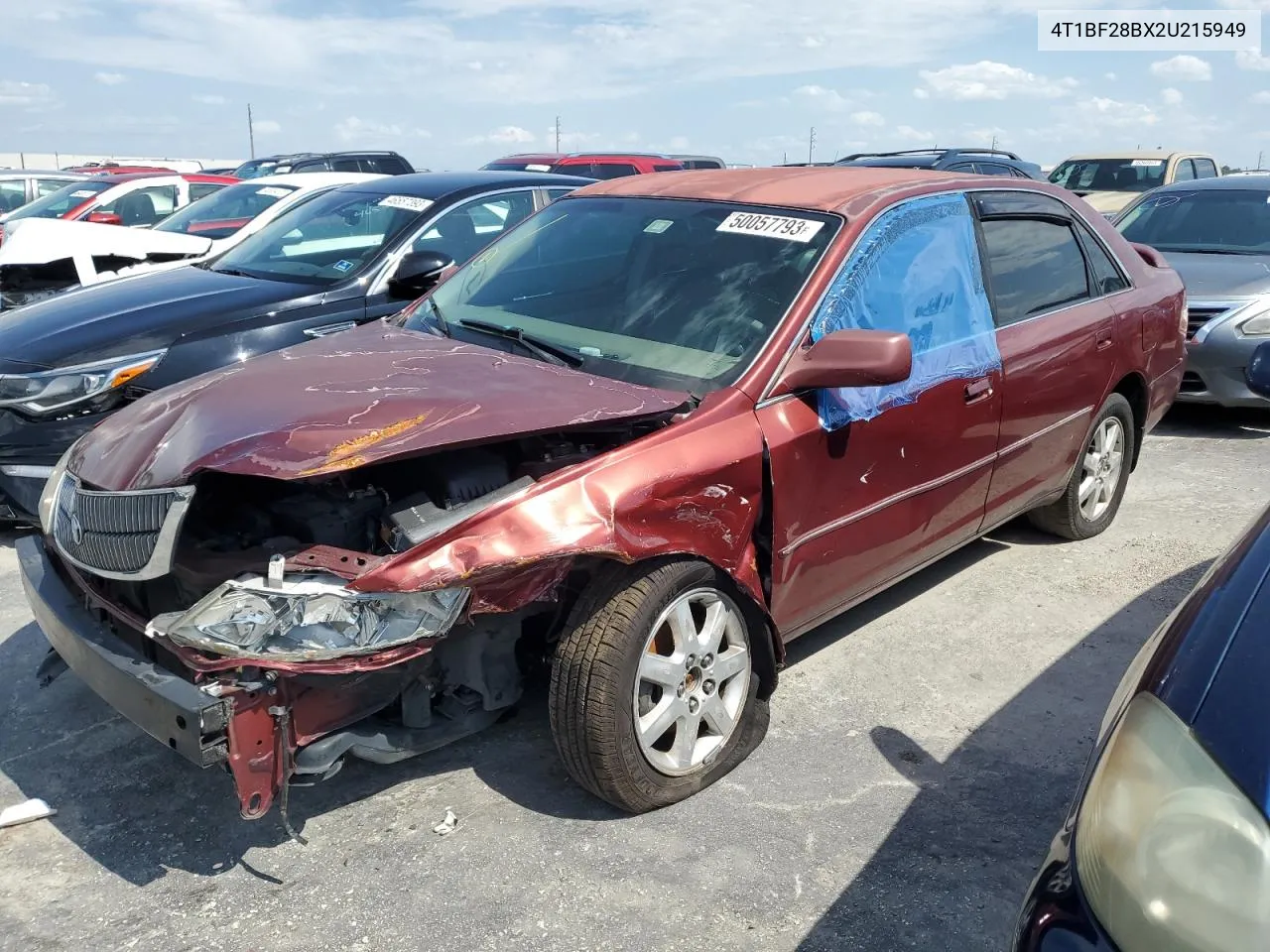 2002 Toyota Avalon Xl VIN: 4T1BF28BX2U215949 Lot: 50057793