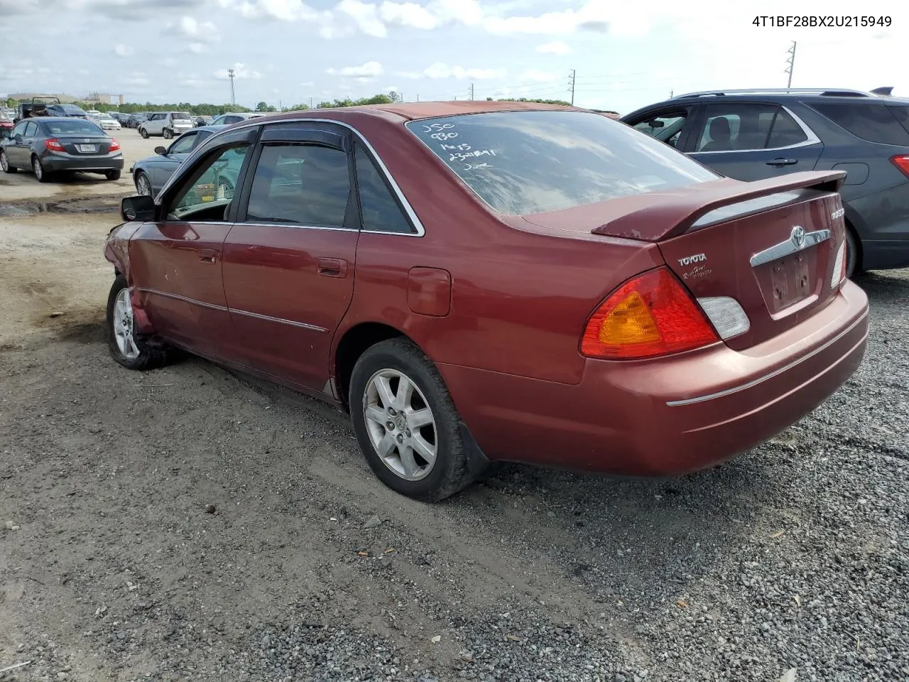 2002 Toyota Avalon Xl VIN: 4T1BF28BX2U215949 Lot: 50057793