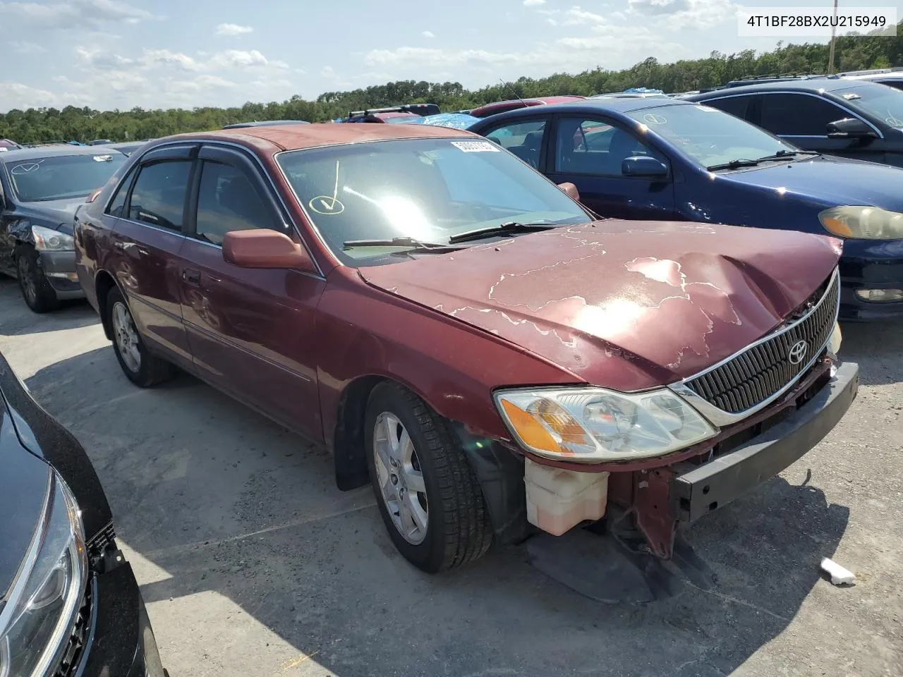 2002 Toyota Avalon Xl VIN: 4T1BF28BX2U215949 Lot: 50057793