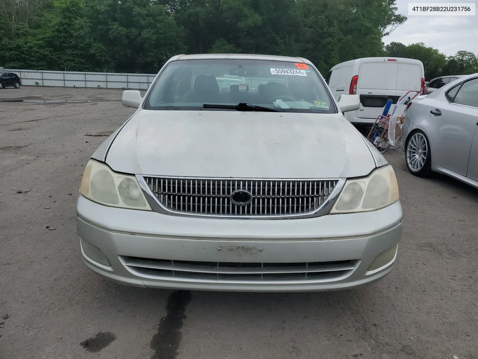 2002 Toyota Avalon Xl VIN: 4T1BF28B22U231756 Lot: 55943244