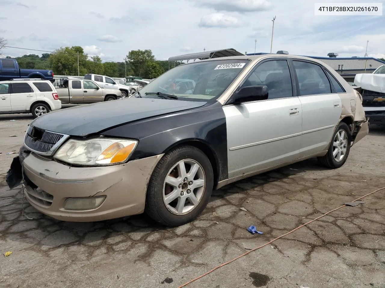 2002 Toyota Avalon Xl VIN: 4T1BF28BX2U261670 Lot: 67202904