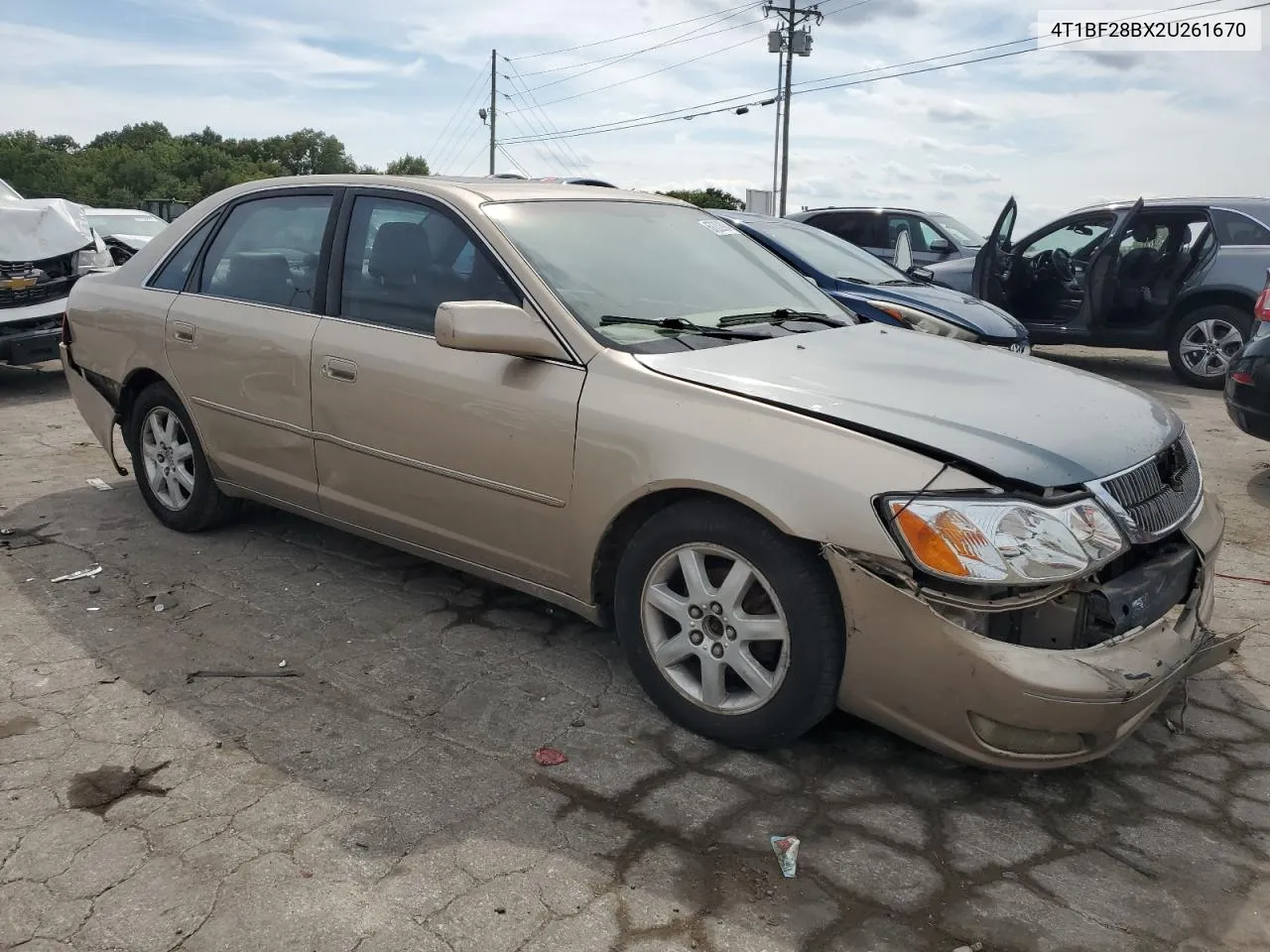 2002 Toyota Avalon Xl VIN: 4T1BF28BX2U261670 Lot: 67202904