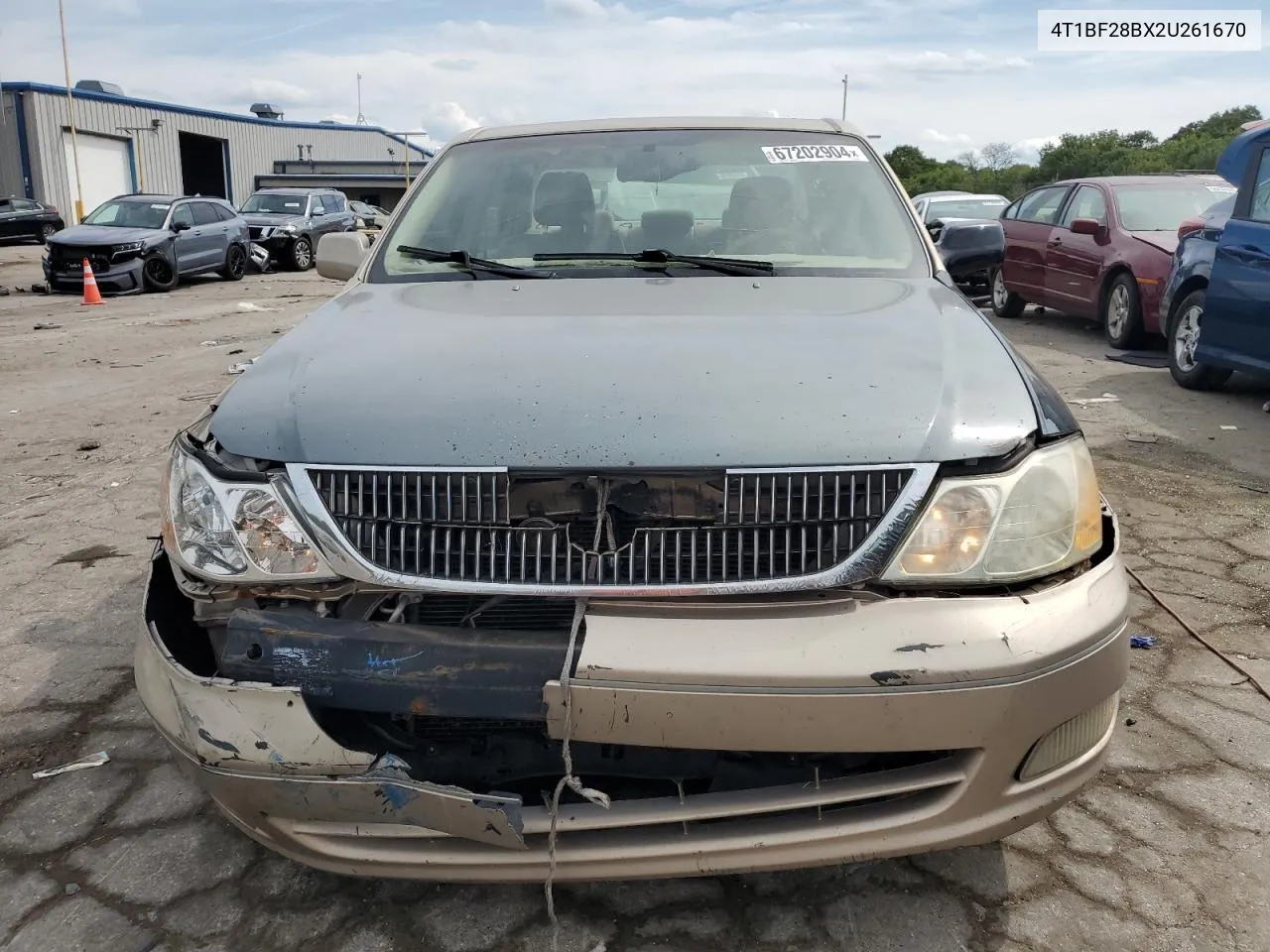 2002 Toyota Avalon Xl VIN: 4T1BF28BX2U261670 Lot: 67202904