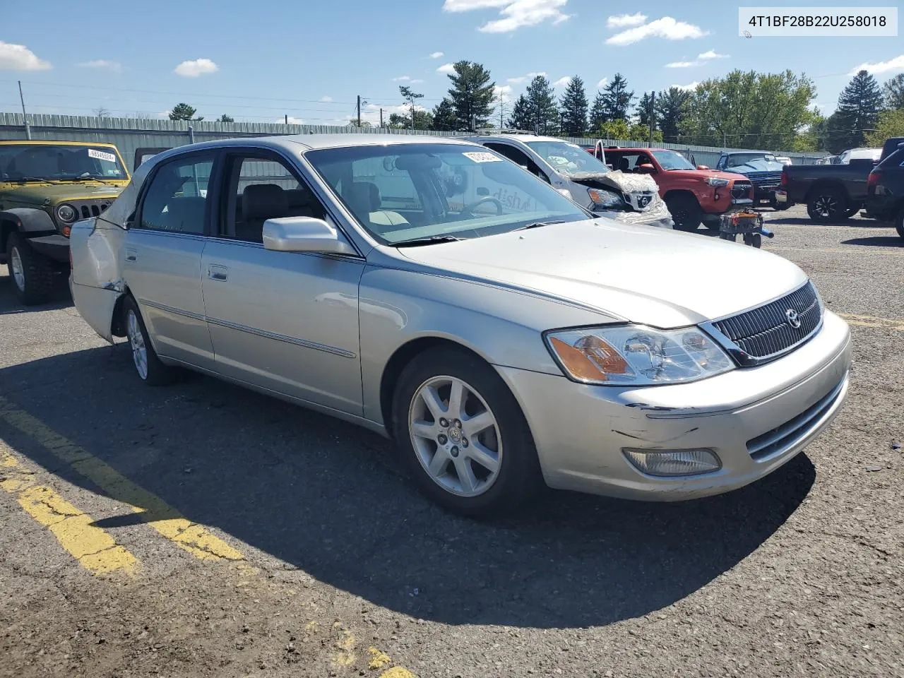 2002 Toyota Avalon Xl VIN: 4T1BF28B22U258018 Lot: 67243274