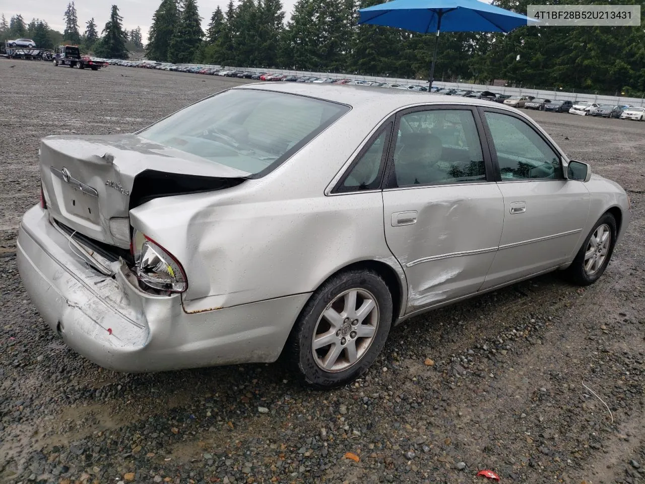 2002 Toyota Avalon Xl VIN: 4T1BF28B52U213431 Lot: 68135554