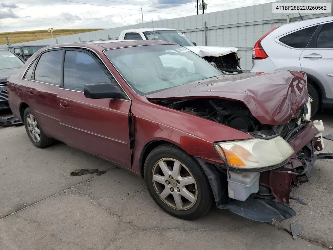 2002 Toyota Avalon Xl VIN: 4T1BF28B22U260562 Lot: 68876764