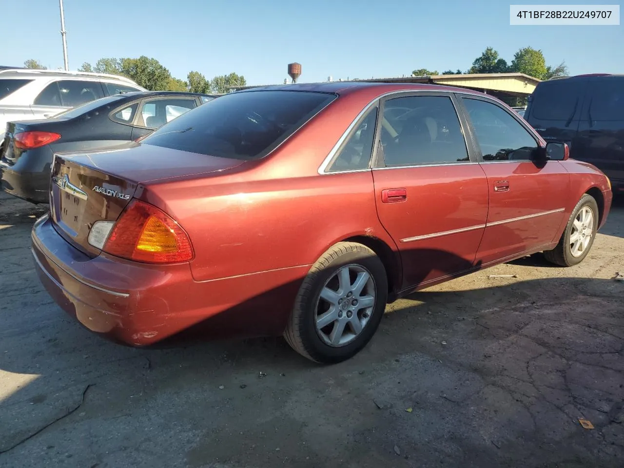 2002 Toyota Avalon Xl VIN: 4T1BF28B22U249707 Lot: 70404564