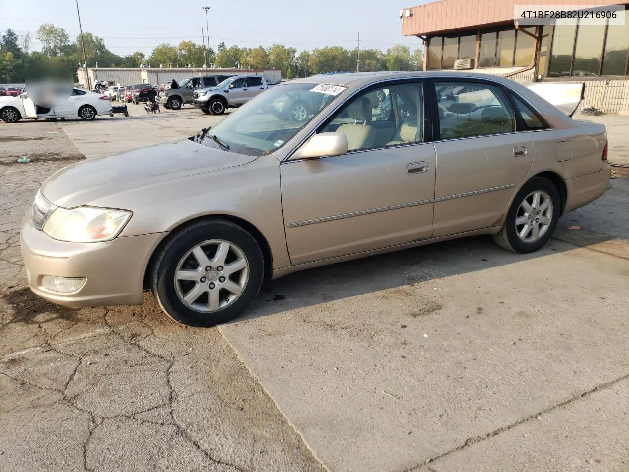 2002 Toyota Avalon Xl VIN: 4T1BF28B82U216906 Lot: 71080114