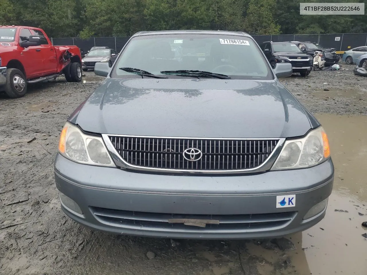 2002 Toyota Avalon Xl VIN: 4T1BF28B52U222646 Lot: 71786154